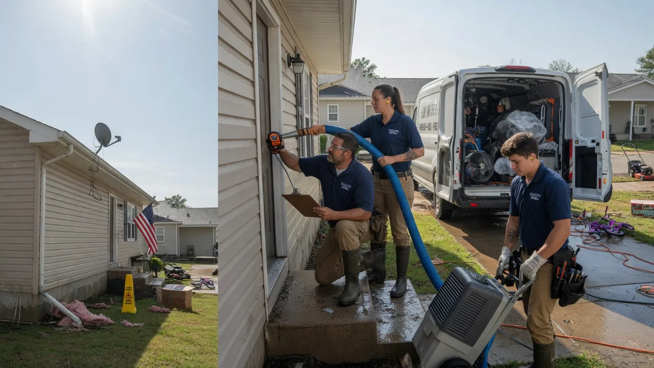 Ceiling Water Damage Restoration in Waupaca, WI near me